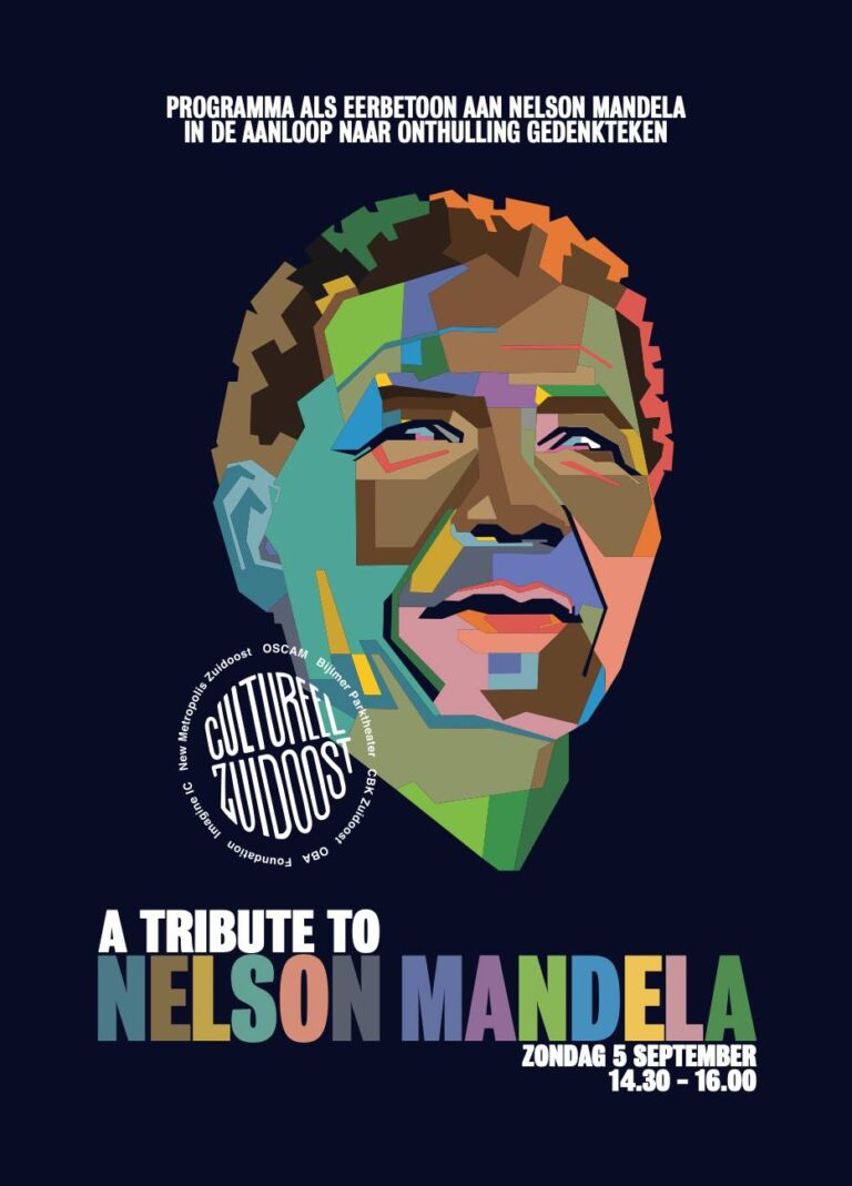 cultureel zuidoost herdenkt nelson mandela